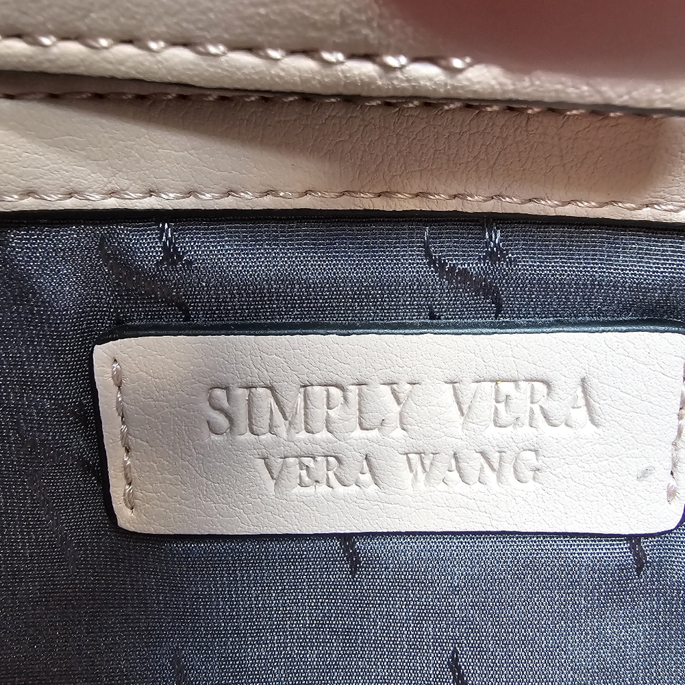 Faux leather handbag